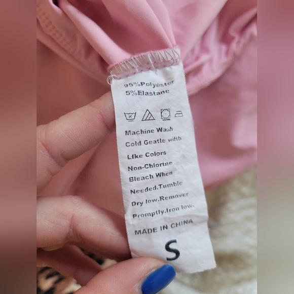 Light Bubblegum Pink Flare Lounge Set Size S Matching Set - Picture 4 of 7